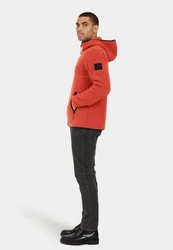 Didriksons Fleecejacke BROR Rot/Orange
