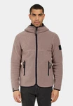 Didriksons Fleecejacke BROR Lila/Beige/Braun