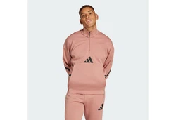 ADIDAS SPORTSWEAR Z.N.E. QUARTER-ZIP SWEATSHIRT Rosa/Gold