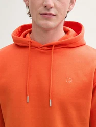 TOM TAILOR Sweatshirt mit Logo-Print Orange