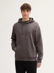 TOM TAILOR Sweatshirt mit Logo-Print Grau/Braun/Dunkelgrau/Hellgrau/Lila/Beige