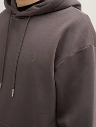 TOM TAILOR Sweatshirt mit Logo-Print Grau/Braun/Dunkelgrau/Hellgrau/Lila/Beige