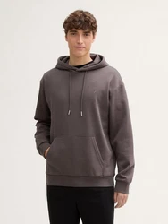 TOM TAILOR Sweatshirt mit Logo-Print Grau/Braun/Dunkelgrau/Hellgrau/Lila/Beige