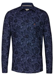 Hatico Langarmhemd Dunkelblau/Blau/Lila