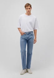 Mavi Regular-fit Jeans Loose Fit 5-Pocket Helle Waschung (7964) Hellblau (7964)