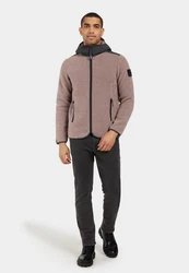 Didriksons Funktionsjacke BENNO USX FULLZIP Lila/Braun/Beige/Dunkelrot