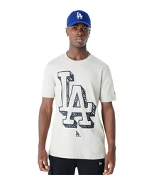 T-Shirt Los Angeles Dodgers T-Shirt Beige Baumwolle