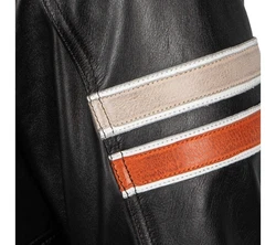 Helstons Motorradjacke Elron Rot/Schwarz/Creme/Grau