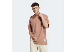 adidas Sportswear T-Shirt LOUNGE T-SHIRT Braun/Beige/Rot/Gold