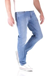 JACK & JONES Tim Original Slim Fit Herren Jeans Hellblau/Blau