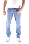 JACK & JONES Tim Original Slim Fit Herren Jeans Hellblau/Blau