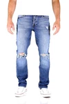 JACK & JONES Tim Original Slim Fit Herren Jeans Blau/Hellblau