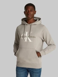 Kapuzensweatshirt SEASONAL MONOLOGO REGULAR HOODIE mit Logodruck und Stickerei