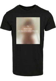 Mister Tee T-Shirt Sensitive Content Tee Schwarz/Beige/Grau