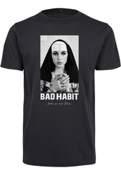 Mister Tee T-Shirt Bad Habit Tee Lila/Grün/Beige/Rosa/Dunkelgrau