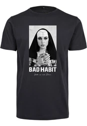 Mister Tee T-Shirt Bad Habit Tee Lila/Grün/Beige/Rosa/Dunkelgrau