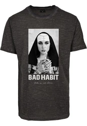 Mister Tee Herren Bad Habit Tee (1-tlg) Dunkelgrau/Grau/Hellgrau/Rosa/Grün/Lila
