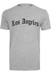 Mister Tee T-Shirt Grau/Hellgrau/Blau