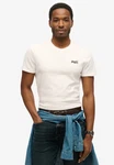Superdry Rundhalsshirt ESSENTIAL CONTRAST EMB TEE weiß