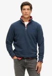 Superdry Sweatshirt Essential Logo Henley blau