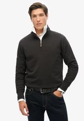 Superdry Sweatshirt Core Logo Henley Dunkelgrau/Dunkelgrün/Grau/Khaki/Schwarz