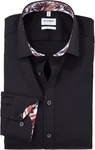 OLYMP Businesshemd Level 5 Schwarz/Dunkelblau/Braun