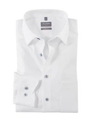OLYMP Businesshemd Luxor comfort fit Creme/Weiß