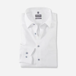 OLYMP Businesshemd Luxor comfort fit Creme/Weiß