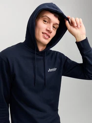 JACK & JONES Sweatshirt 'JJBEAU' Dunkelblau/Blau