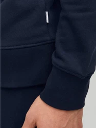 JACK & JONES Sweatshirt 'JJBEAU' Dunkelblau/Blau