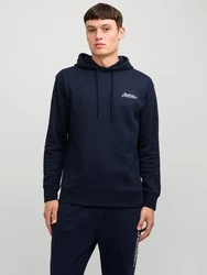 JACK & JONES Sweatshirt 'JJBEAU' Dunkelblau/Blau