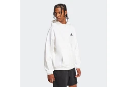 adidas Sportswear Kapuzensweatshirt FI SL FZ Weiß/Creme/Hellblau