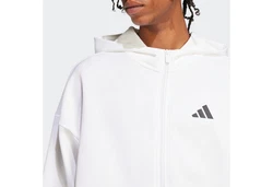 adidas Sportswear Kapuzensweatshirt FI SL FZ Weiß/Creme/Hellblau