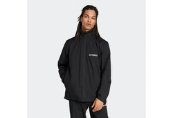 ADIDAS TERREX Outdoorjacke 'Ess' Schwarz/Weiß