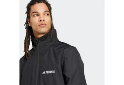 ADIDAS TERREX Outdoorjacke 'Ess' Schwarz/Weiß