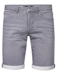 Petrol Industries Jeansshorts Jackson Jogg Denim-Shorts Grau/Hellgrau/Dunkelgrau