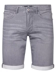 Petrol Industries Jeansshorts Jackson Jogg Denim-Shorts Grau/Hellgrau/Dunkelgrau