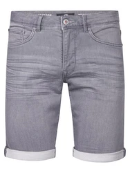 Petrol Industries Jeansshorts Jackson Jogg Denim-Shorts Grau/Hellgrau/Dunkelgrau