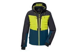 Killtec Skijacke KSW 56 mit Schneefang Dunkelblau/Gelb/Mischfarben/Grün/Blau