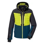 Killtec Skijacke KSW 56 mit Schneefang Dunkelblau/Gelb/Mischfarben/Grün/Blau