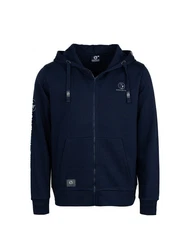 Schietwetter Sweatjacke Herren Kapuzensweatjacke Lars Dunkelblau/Blau/Hellblau