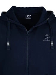Schietwetter Sweatjacke Herren Kapuzensweatjacke Lars Dunkelblau/Blau/Hellblau