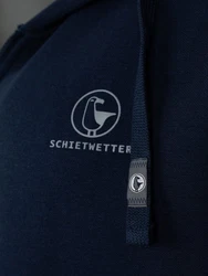 Schietwetter Sweatjacke Herren Kapuzensweatjacke Lars Dunkelblau/Blau/Hellblau
