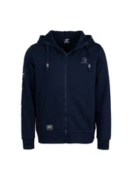 Schietwetter Sweatjacke Herren Kapuzensweatjacke Lars Dunkelblau/Blau/Hellblau