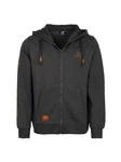 Schietwetter Sweatjacke Herren Kapuzensweatjacke Lars Dunkelgrau/Grau/Hellgrau