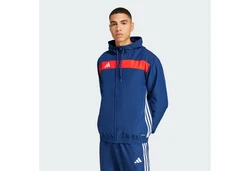 adidas Performance Hoodie TIRO 25 ESSENTIALS WOVEN Dunkelblau/Blau/Hellblau