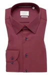 Eterna Langarmhemd MODERN FIT Dunkelrot/Rot