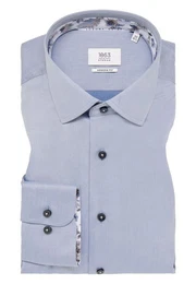 Langarmhemd Twill Langarm Businesshemd in Modern Fit