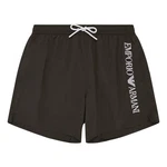 Emporio Armani Boxer-Badehose Mid Boxer Beachwear Khaki/Dunkelbraun/Dunkelgrün/Grau