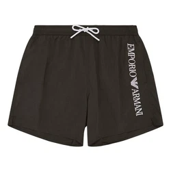 Emporio Armani Boxer-Badehose Mid Boxer Beachwear Khaki/Dunkelbraun/Dunkelgrün/Grau